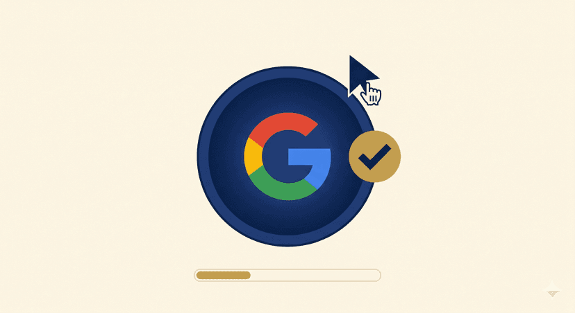 Google sign-up with one click